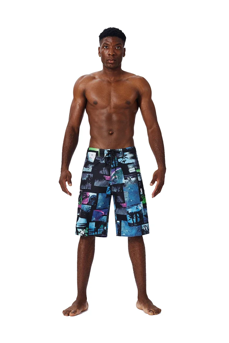 Sommer-Shorts für Herren in den Größen 30-44, lässige, atmungsaktive Jogging- und Fitnesshosen, lockere bedruckte Boardshorts, Surf- und Strandhosen, Badehosen – Detail 19