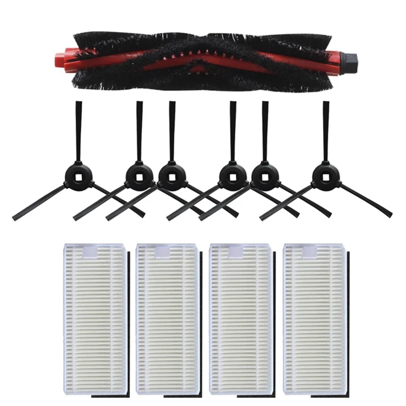 เครื่องดูดฝุ่นลูกกลิ้งหลักแปรงด้านข้าง HEPA Filter สําหรับ Lefant M200/M201/M520M/M571/T700 หุ่นยนต์เครื่องดูดฝุ่น