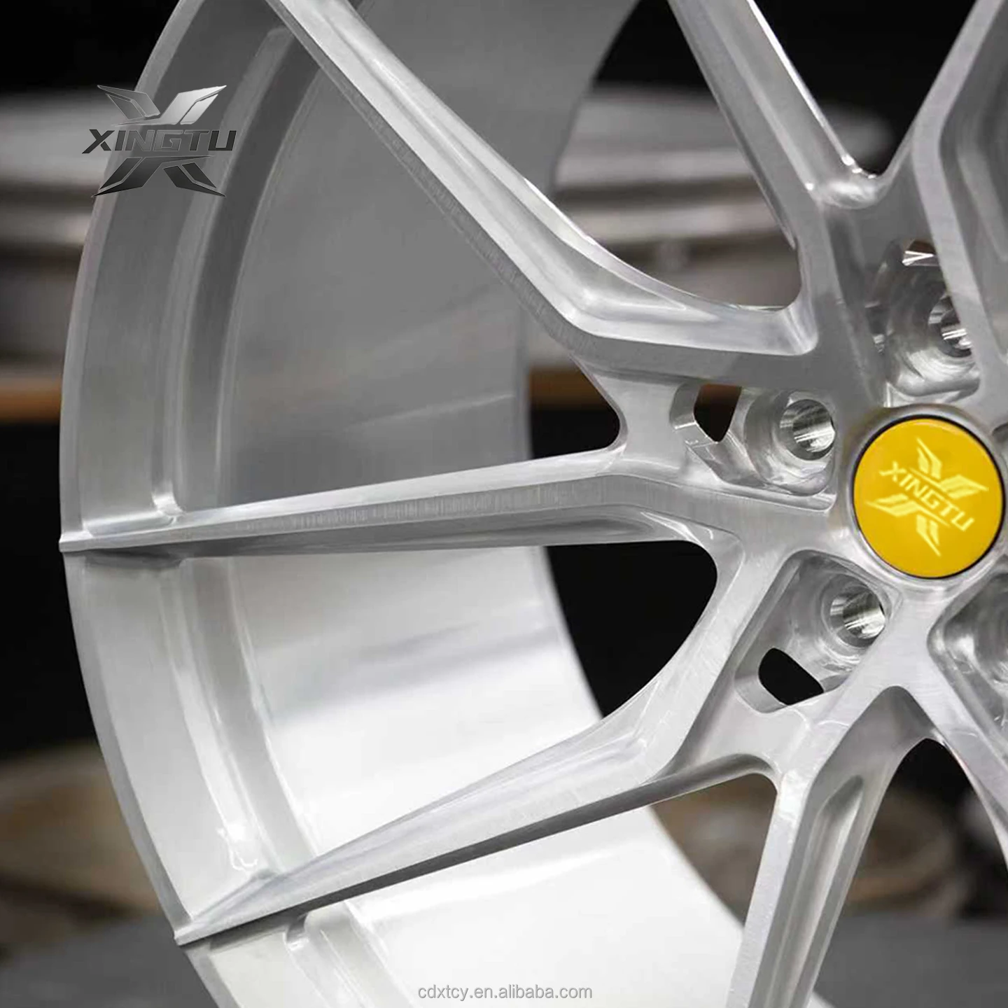 18-26 Inch Brushed Deep Concave T6061-T6 Racing Forged Aluminium Alloy Wheels