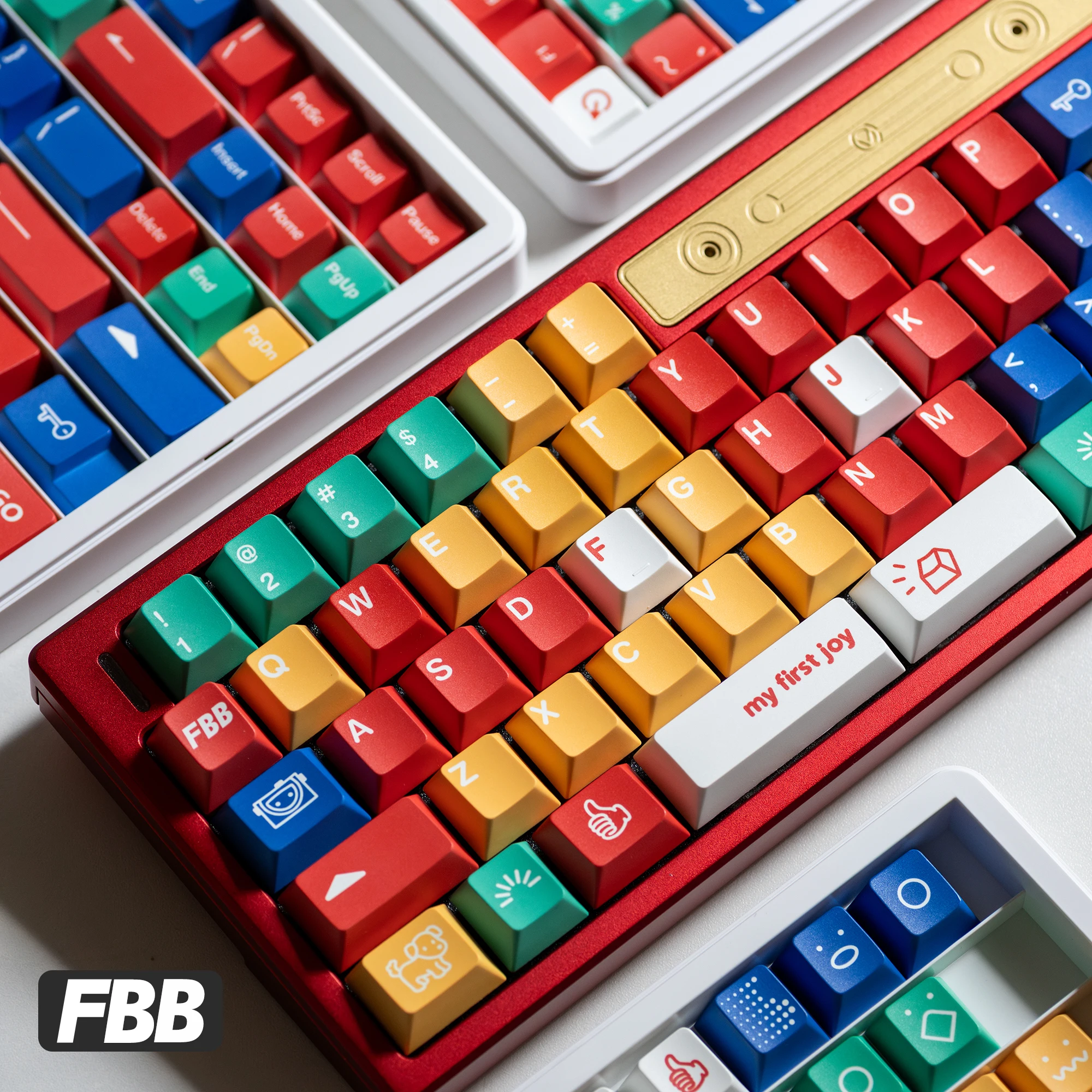 

FBB Keycaps My First Joy Theme PBT MX Switches Mechanical Keyboard Keycap Personalized DIY Accessory For Children Teenager Gift