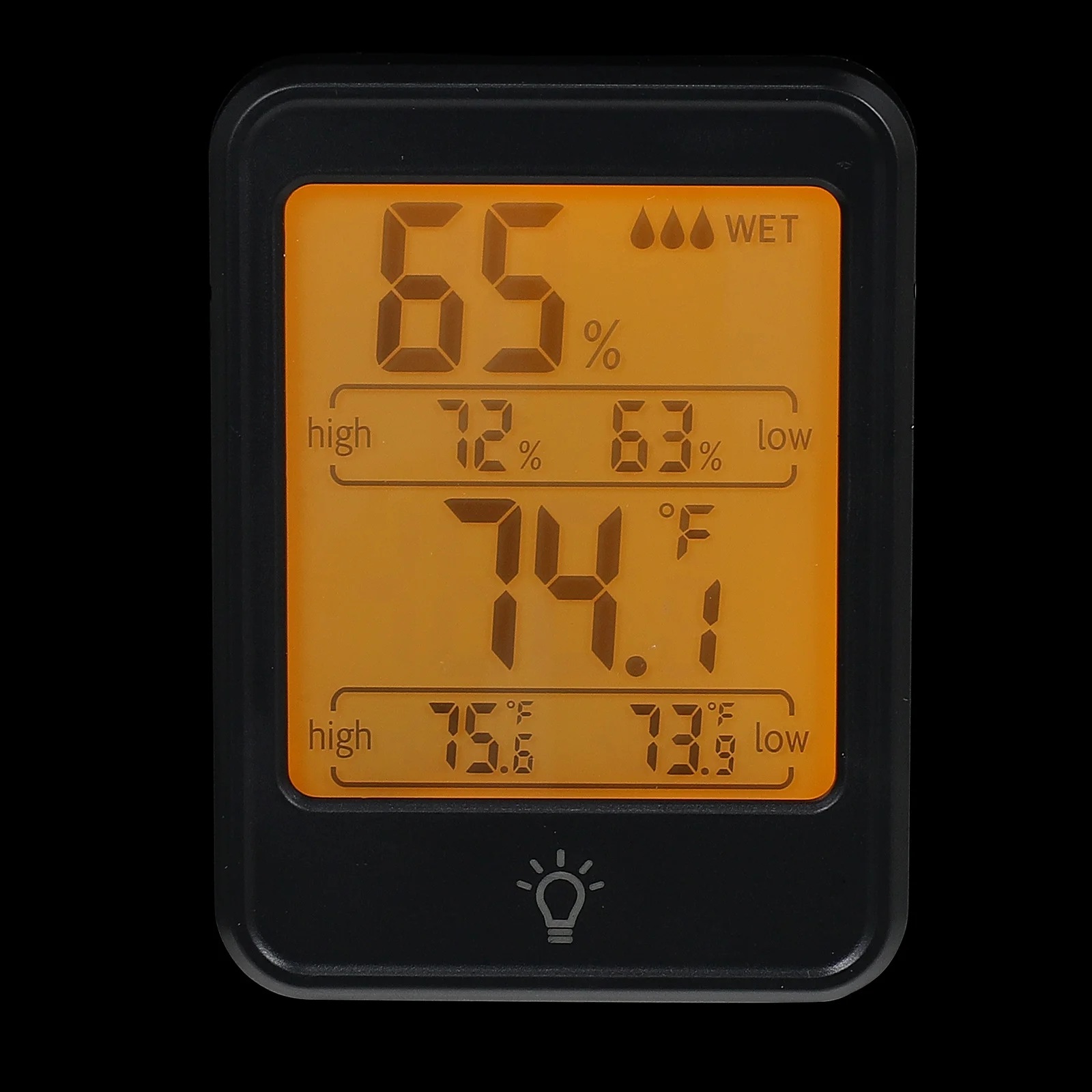 

Digital Hygrometer Electric Humidity Thermometer Magnetic Screen Touch Temperature Monitor High Accuracy Indoor Humidity Meter