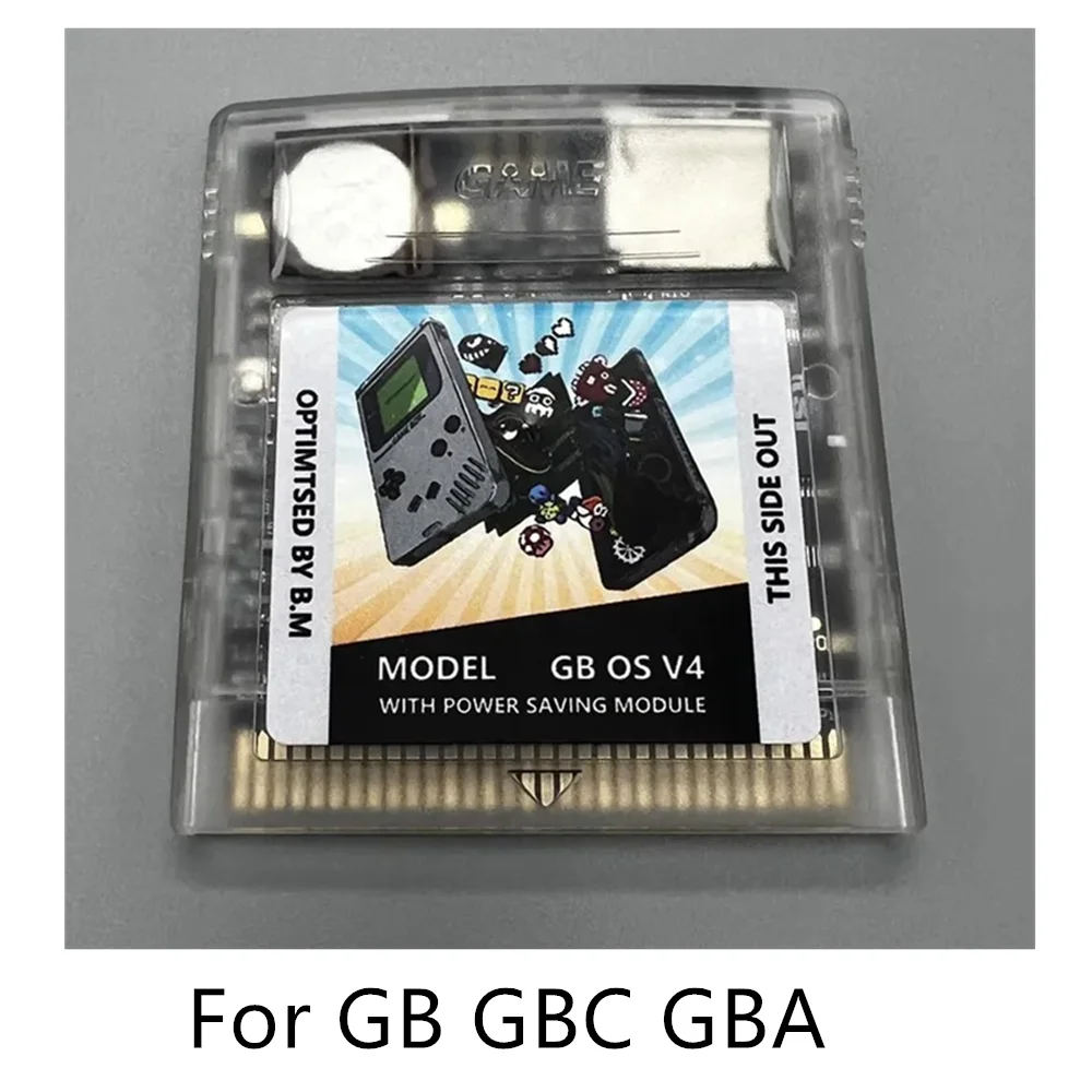 

2750 Games in One OS V4 Custom Game Cartridge Card for Nintendo Gameboy-DMG GB GBC GBA GBASP Game Console Power Saving Version.