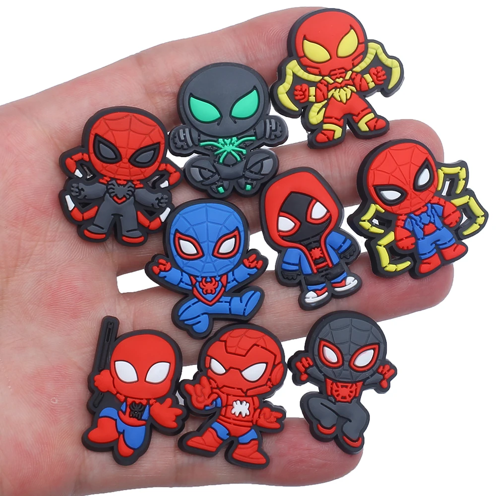 Bestseller 14-200 Stück Hot Toys Cartoon Anime Figuren Serie PVC Schuh-Charms Zubehör DIY Abnehmbare PVC Schuhdekorationen Geschenk – Detail 5