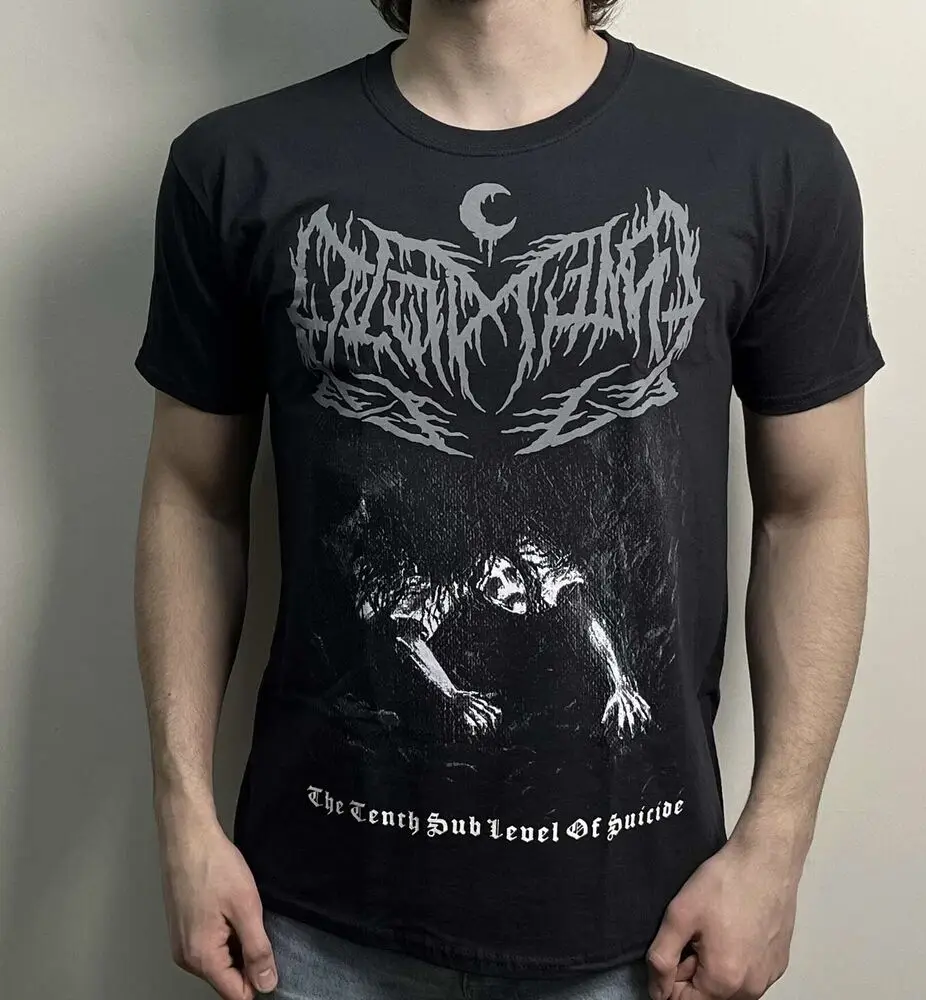 Leviathan - The Tenth Sub Level Of  Black T-Shirt  High Quality 100%Cotton Short Sleeve