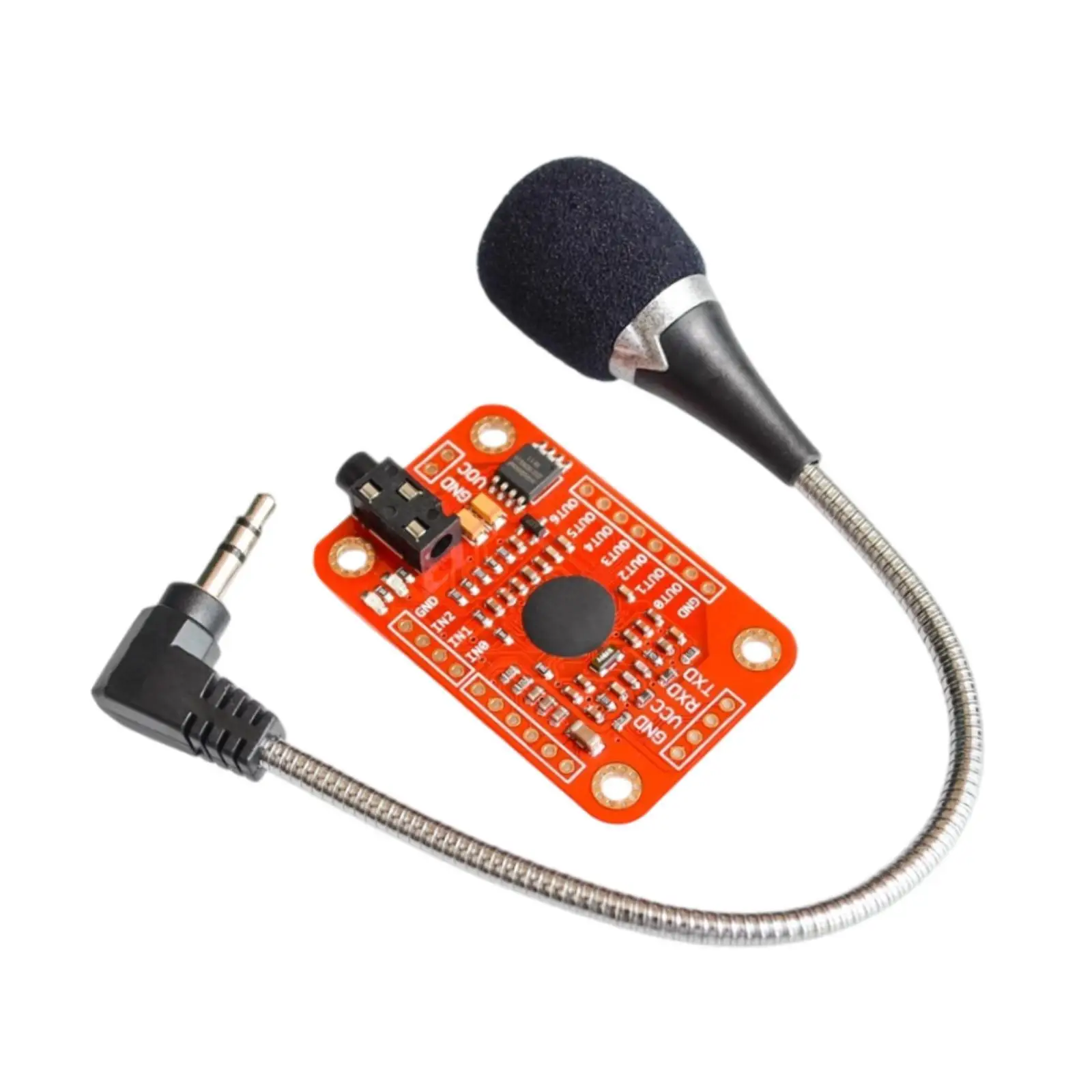 Voice Recognition Control Module Compact Easy to Use DIY Kit Support 80 Kinds of