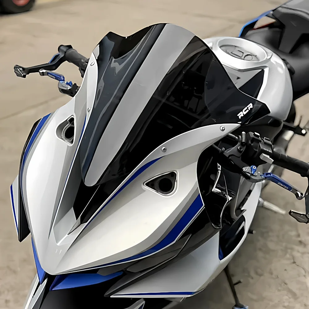 Aftermarket High-Rise Racing Windshield for ZONTES 703RR – High-Definition, High-Transparency Wind Deflector Accessory