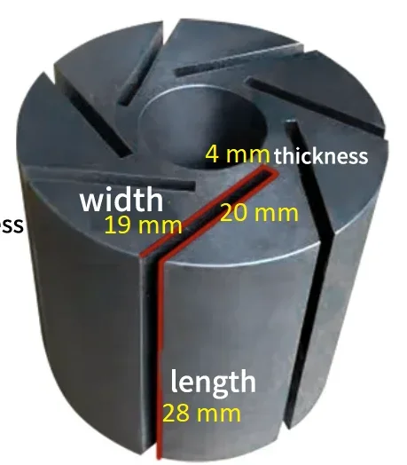 

30pcs MEIMRSHLY 28x20x4MM vacuum pump air pump air pump blade air pump blade carbon blade