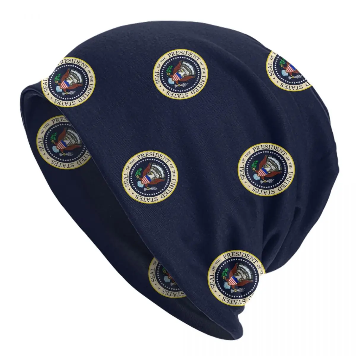 Seal Of The President Of The United States Unisex Adult Beanies Caps Knitting Bonnet Hat Warm Autumn Winter Skullies Hats