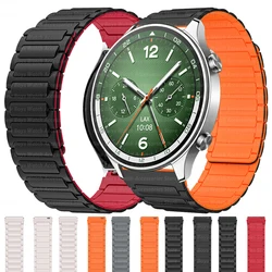 Men Magnetic Silicone Strap for OnePlus Watch 2/2R 46mm Smart Watch 22mm Soprts Band for Garmin Venu 3 45mm Forerunner 965 47mm