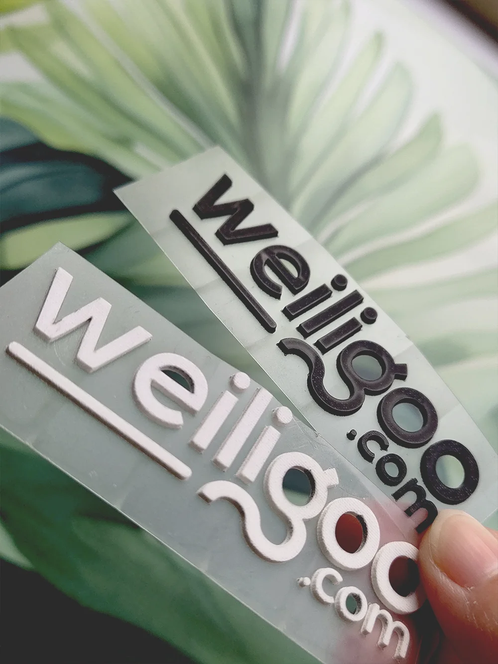 10-20cm  3D silicone film laser heat transfer label customization LOGO patch clothing patch pattern hot iron pressing