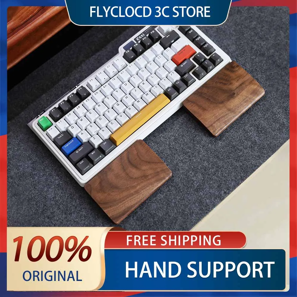 

Split Keyboard Holder Gasket Keyboard Wrist Rest 65%75% Customized Train System Alice Palm Pad One Handed Wooden Support Gifts