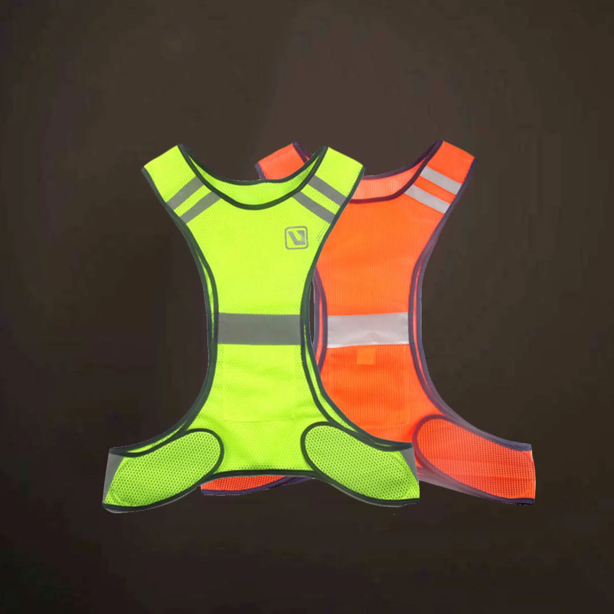 

2 PCS High Visibility Cycling Riding Vests Reflective Safety Vests Jackets for Outdoor Construction Work Safety Road Traffic San