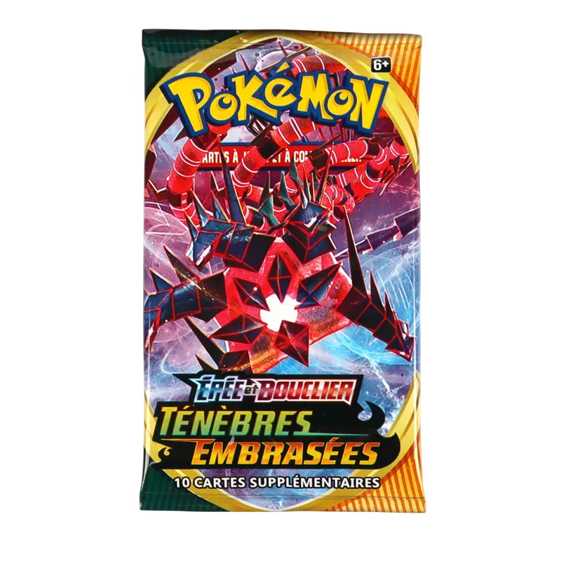 Pokémon français TCG: épée et bouclier, boîte de rappel Darhouse Ablaze, carte Pokémon, 36 paquets, 360 pièces