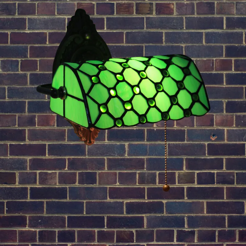 Tiffany LED Wall Light For Indoor Bedroom Living Room Hotel Room Bedside Corridor Wall Lamp