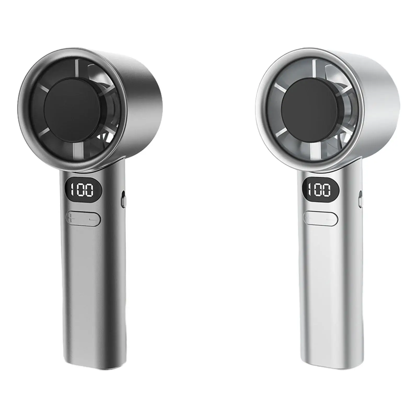 Персональный вентилятор, ручной вентилятор, регулируемая скорость, перезаряжаемый через USB, портативный вентилятор, портативный вентилятор, компактный для парка, спальни, работы, общежития, офиса