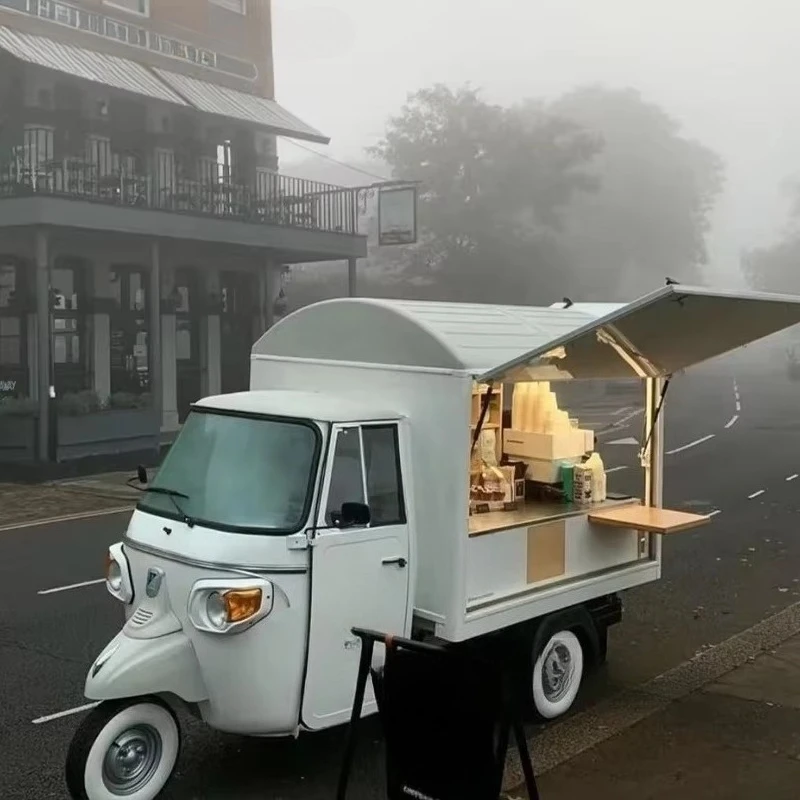 Legal Registration Electric Cargo Bike CE Approved Electric Tricycle Multifunction Food Trailer