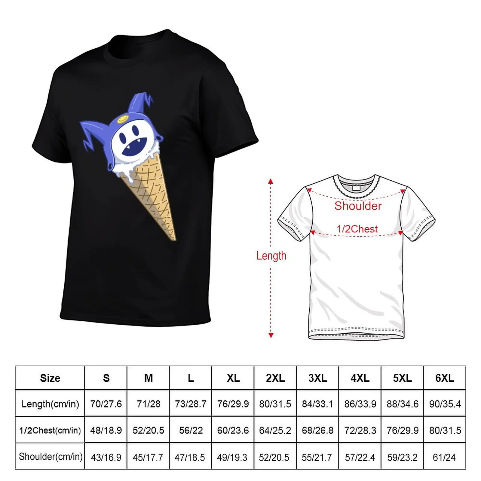 Jack Frost Ice Cream T-Shirt graphics vintage graphic tee quick drying men clothings