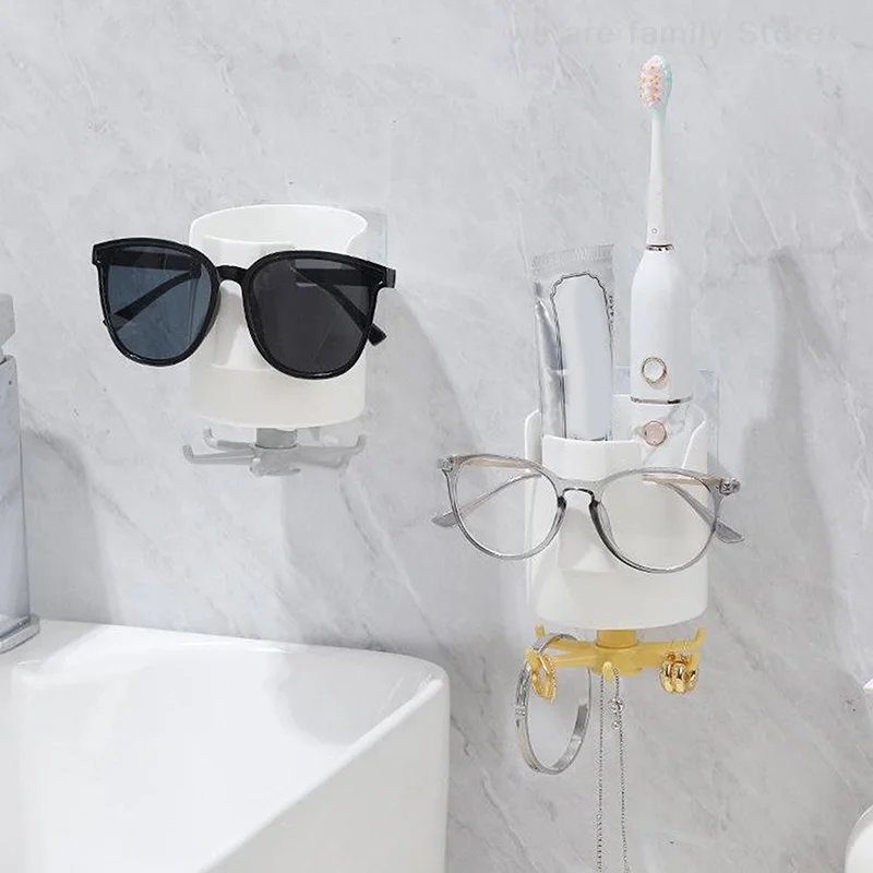 Multifunctional Glasses Storage Rack Creative Glasses Holder Sunglasses Stand Funny Facial Design Six Claw Storage Rack
