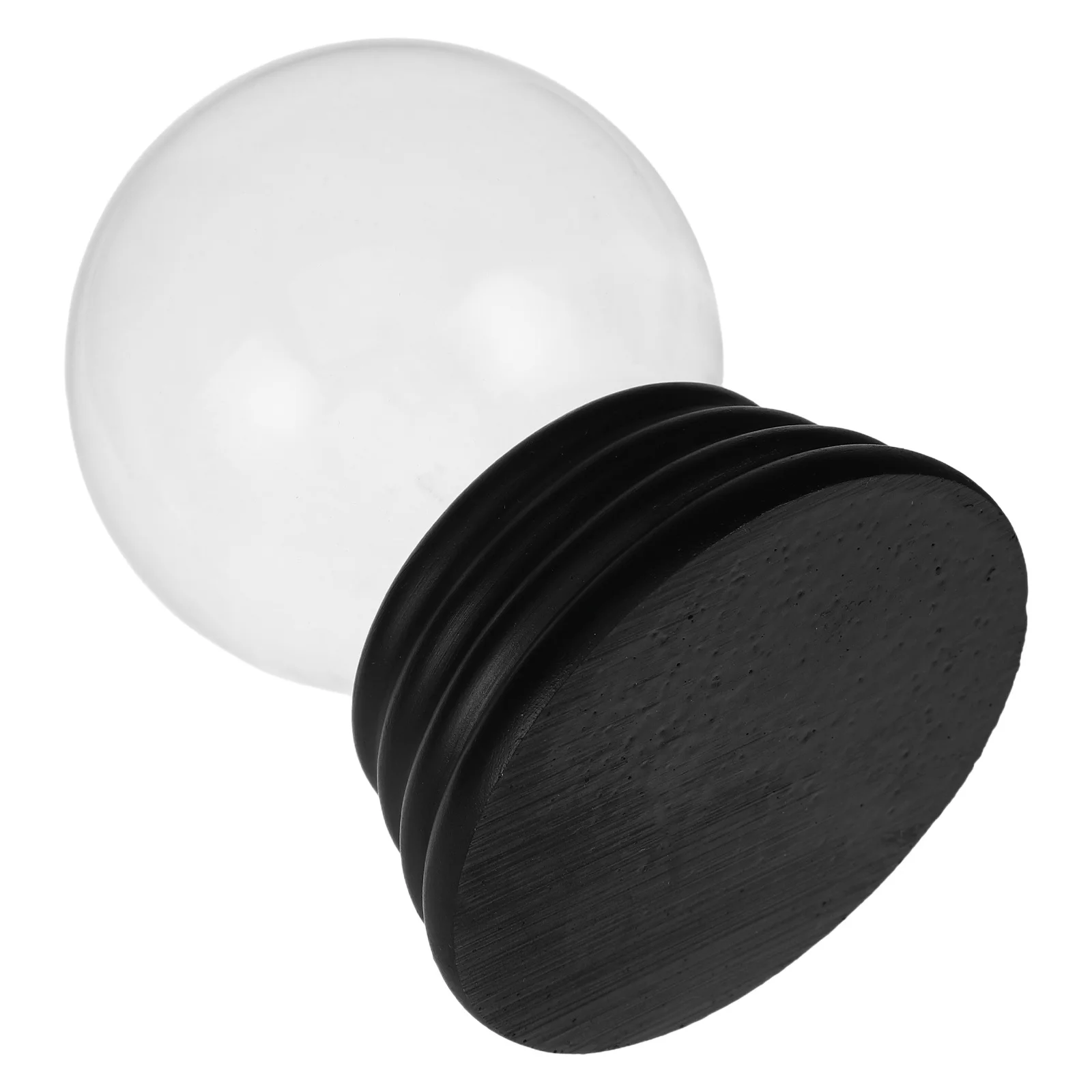 

DIY Clear Glass Snow Globe Empty Water Globe with Cap Round Glass Dome Base for Christmas Holiday Party Wedding Craft Decoration