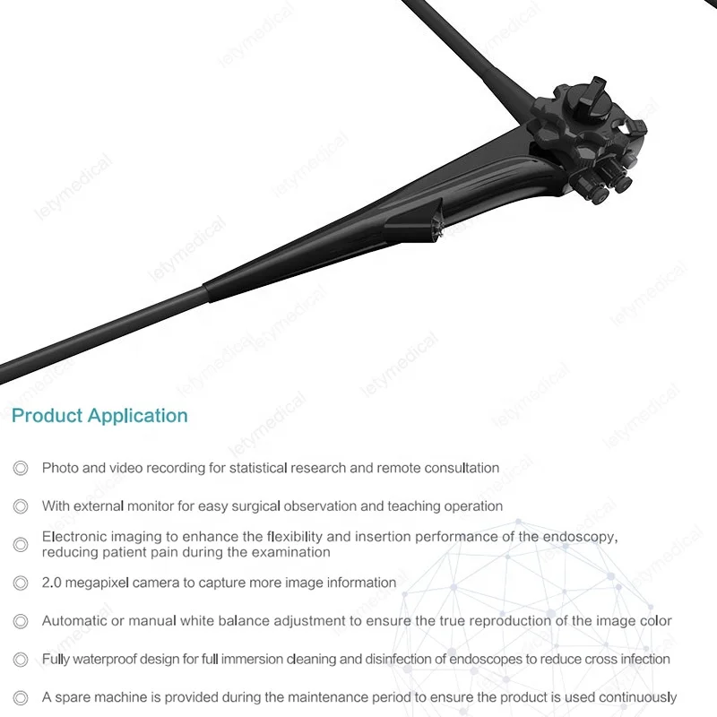 Factory Price Medical Disposable Flexible Video Gastroscope Single-Use Digital Gastroscopy Imaging System For human or Vet