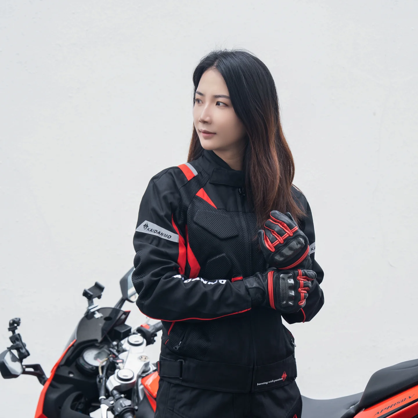KAIDANMO Summer Mesh Motorcycle Riding Jacket CE Racing Equipment Anti-Drop Men Women Street Motorcycle Suits