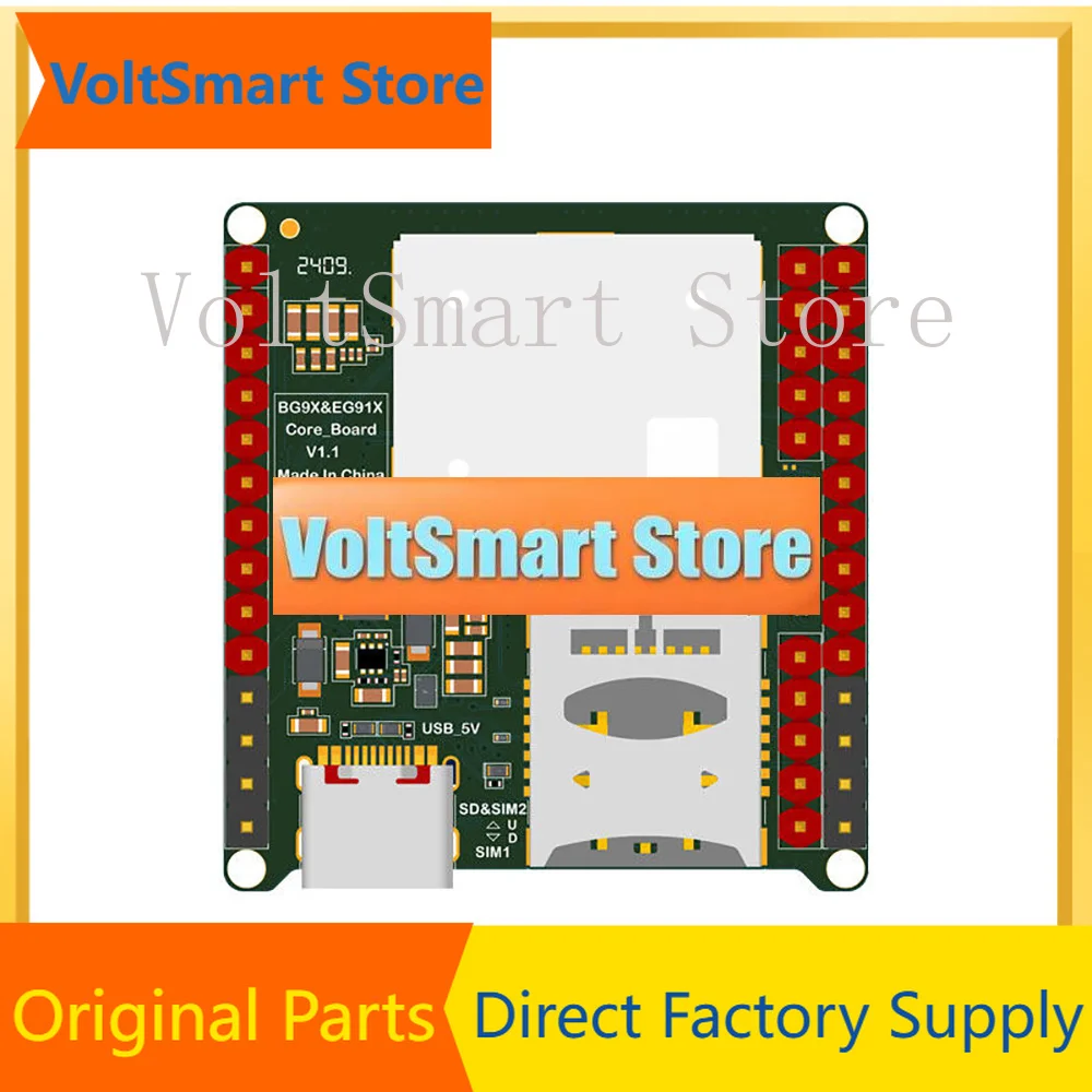 VoltSQuecPython EG916Q-GL Core Board 2.54mm Pin 38 PIN LTE Cat1 Bis Module GPS BT WIFI B1/2/3/4/5/7/8/12/13/18/19/20/25/26/28/66