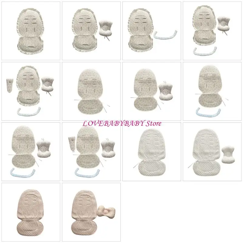 

Breathable Infant Cooling Liner Pram Cart Pad for Strollers and Car 4XBC