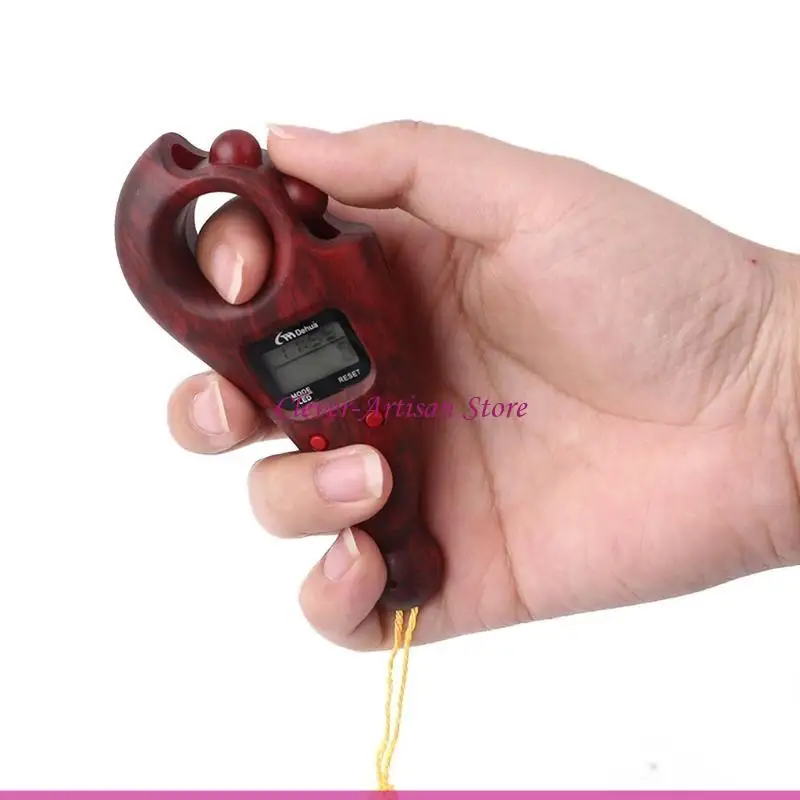E06B Buddhist Demating Disposing Perles Perles Counting Tool avec rétroéclairage écran LED