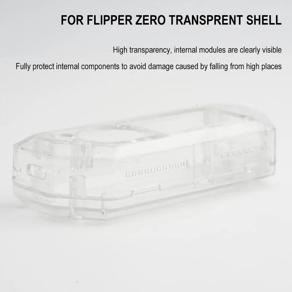 For Flipper Zero 3D Printing Transparent Modified Shell Light Curing Oil Injection Clear Replacement Case Cover For Flipper M6Y3