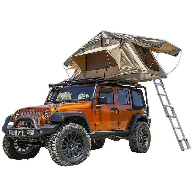 

Big size 3-4 person rooftop tent roof tent top soft shell outdoor camping roof top soft car tent for sale