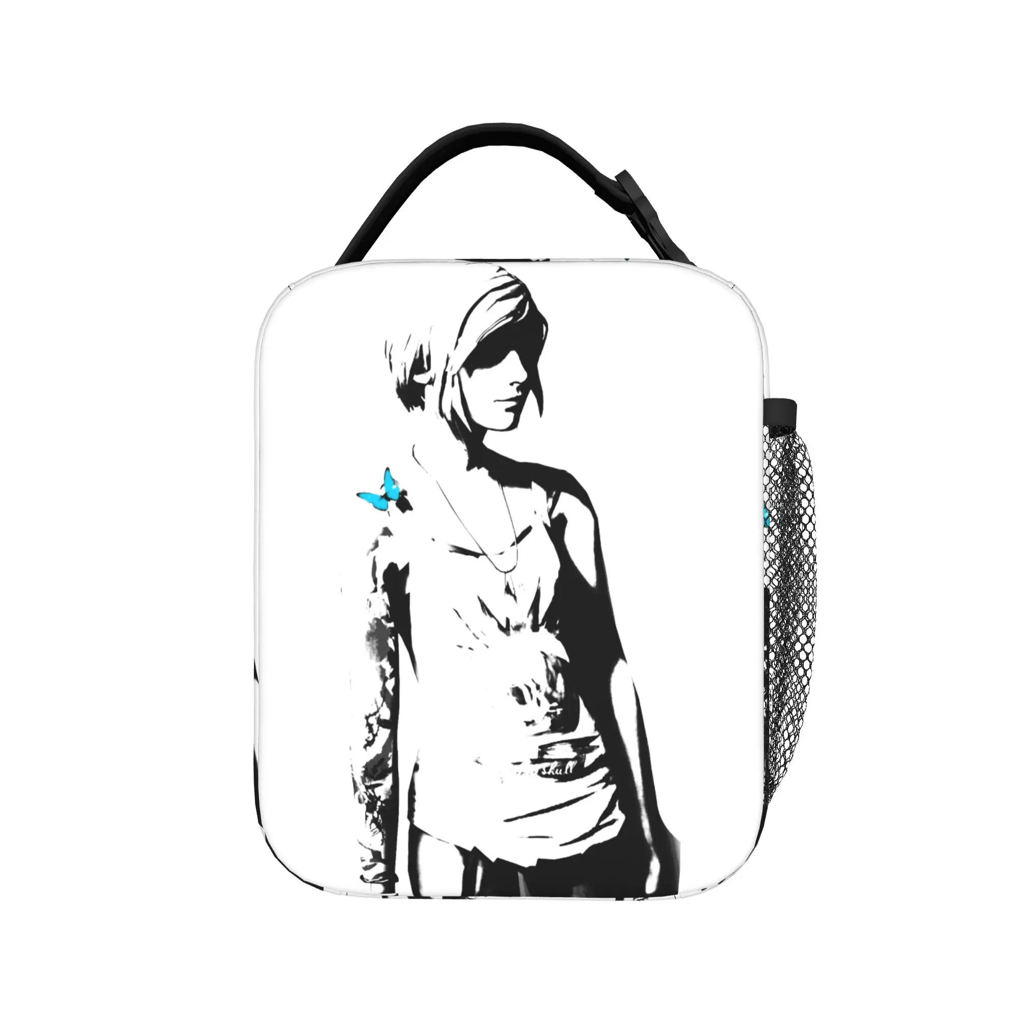 Transparent Life is Strange Insulated Lunch Bag Meal Container Thermal Bag Lunch Box Tote College  Travel Food Handbags