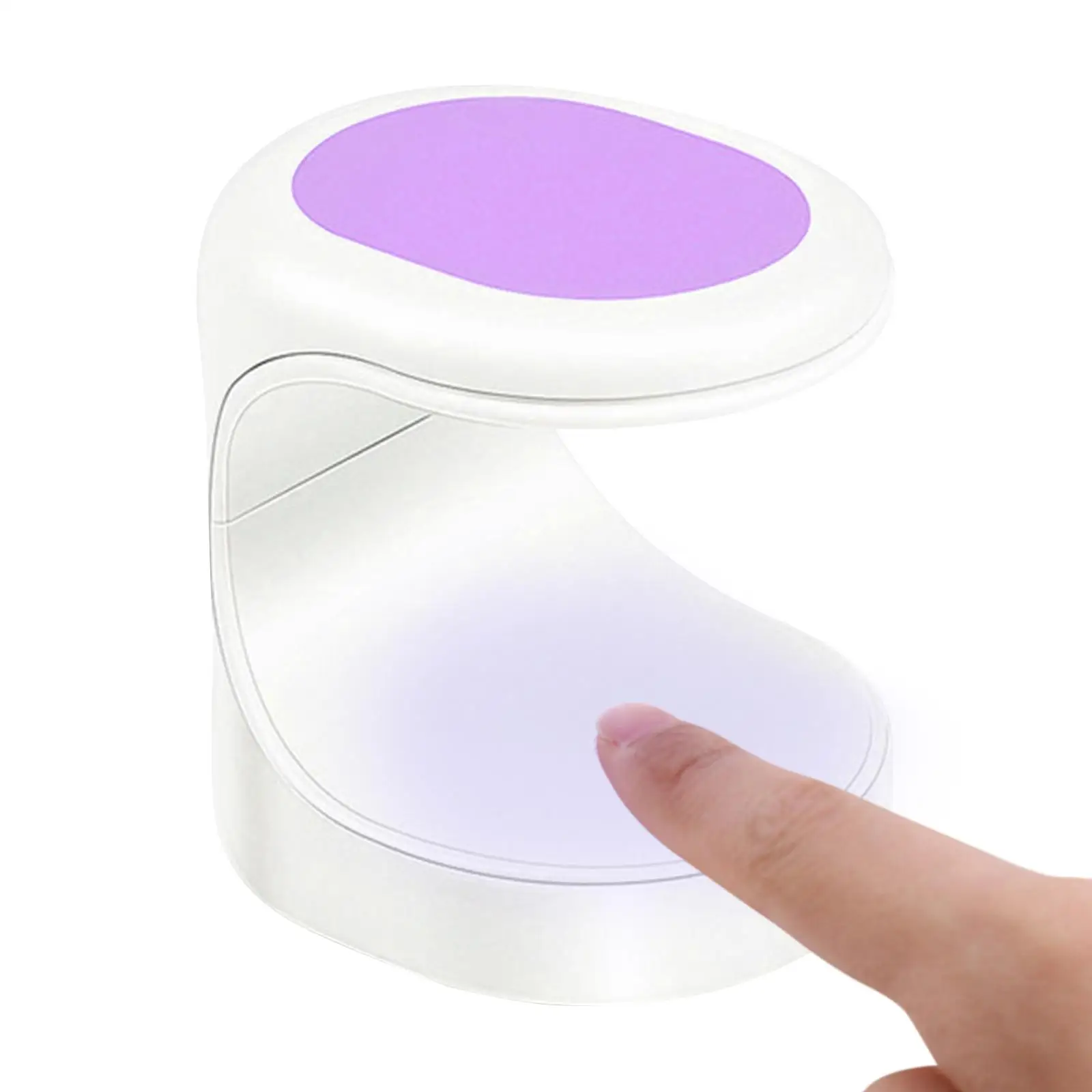 Mini LED unha secador lâmpada, Gel polonês Nail Art, Temporizador 60, Home Salon