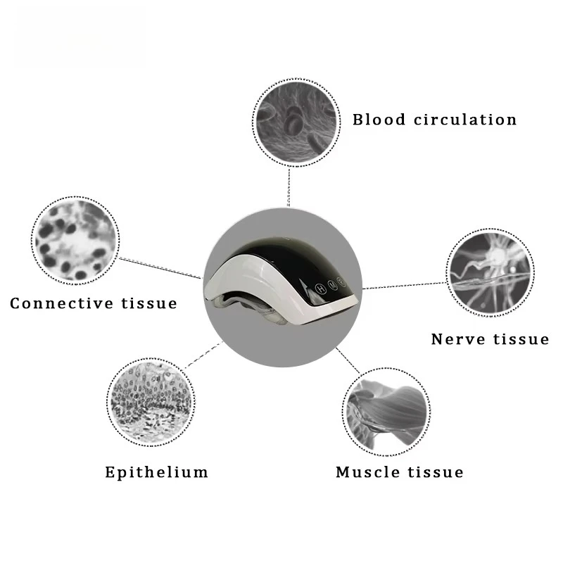 LED Red Light Infrared Therapy Knee Massager with Heating Function