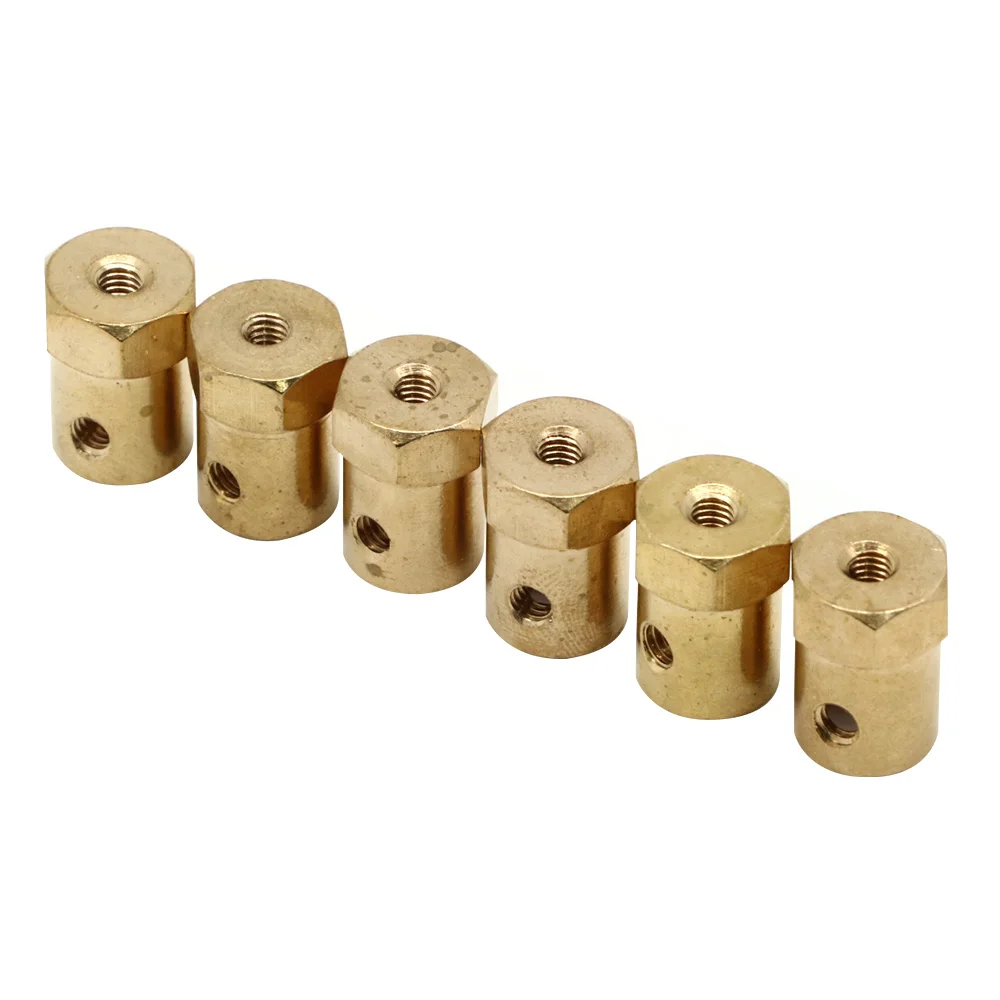 4개/세트 육각 커플링 12mm 타이어 커넥터 커플링 3mm/4mm/5mm/6mm/7mm/8mm 육각 어댑터 RC 자동차 연결 부품