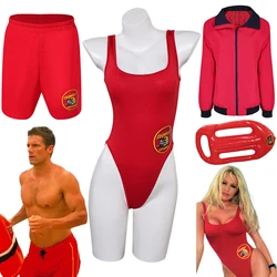 Movie Baywatch Cosplay C.J. Parker Baywatch Cosplay Costume Swimming Trunks Disguise For Men Adult Halloween Carnival Suit