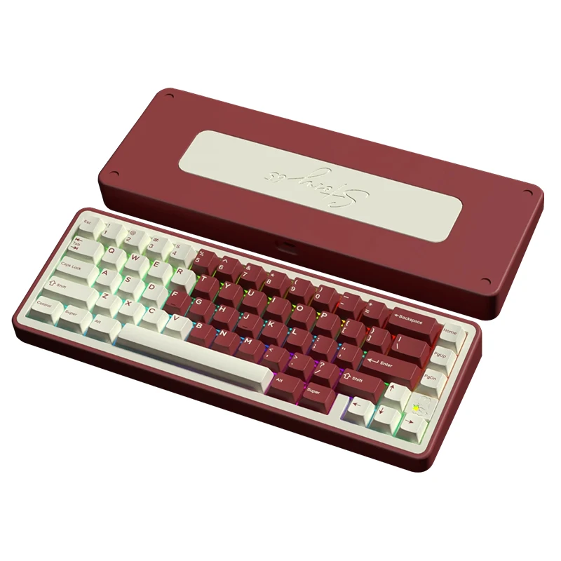 ECHOME Story65R3 Aluminum Mechanical Keyboard Kit Wireless Tri-mode Gasket Hot-Swap RGB CNC Custom 65% Gaming Keyboard for PC