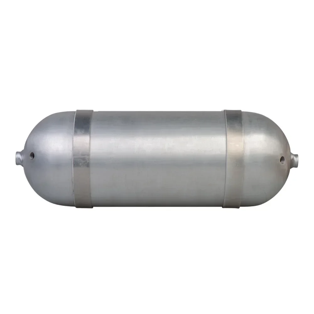 Automotive Air Storage Tank 1/4NPT Large Capacity Aluminum Torpedo Air Suspension image 2