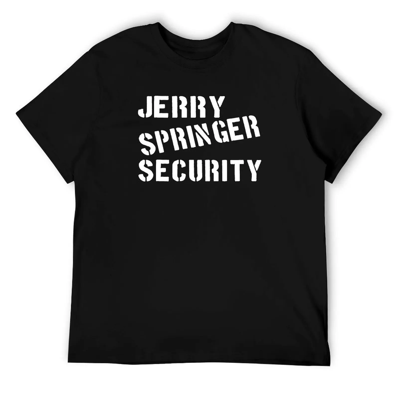 جيري سبرينغر الأمن تي شيرت تي شيرت رجل عادية g رجل تي شيرت للرجال تي شيرت #1