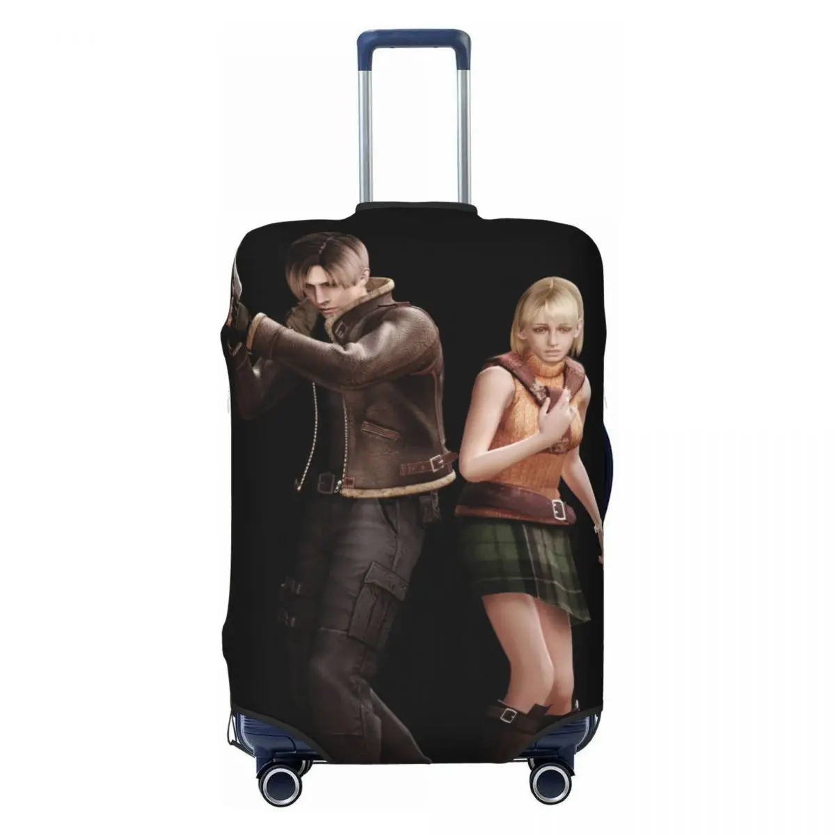 Ashley Graham Leon S. Kennedy Suitcase Cover Business Flight Useful Luggage Supplies Protector