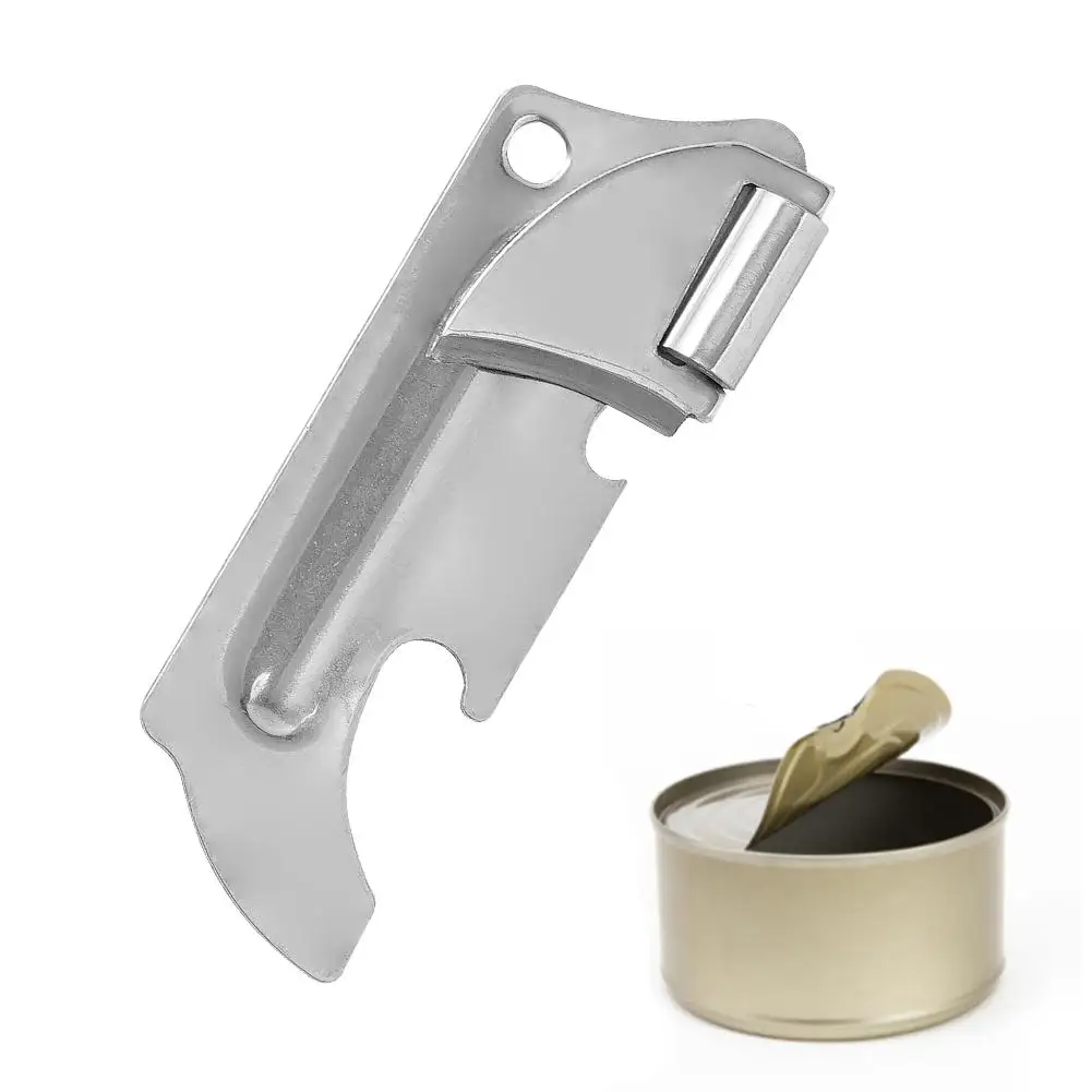 Can Opener Adjustable Stainless Steel Non-slip Manual Home Lid Gadget Kitchen Bottle Opener Bottle Gadgets Tool Jar Profess M8q7