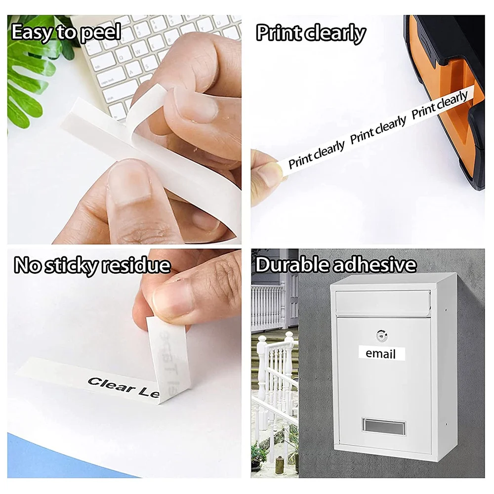 6 шт./упаковка, сменные этикетки для Dymo LetraTag