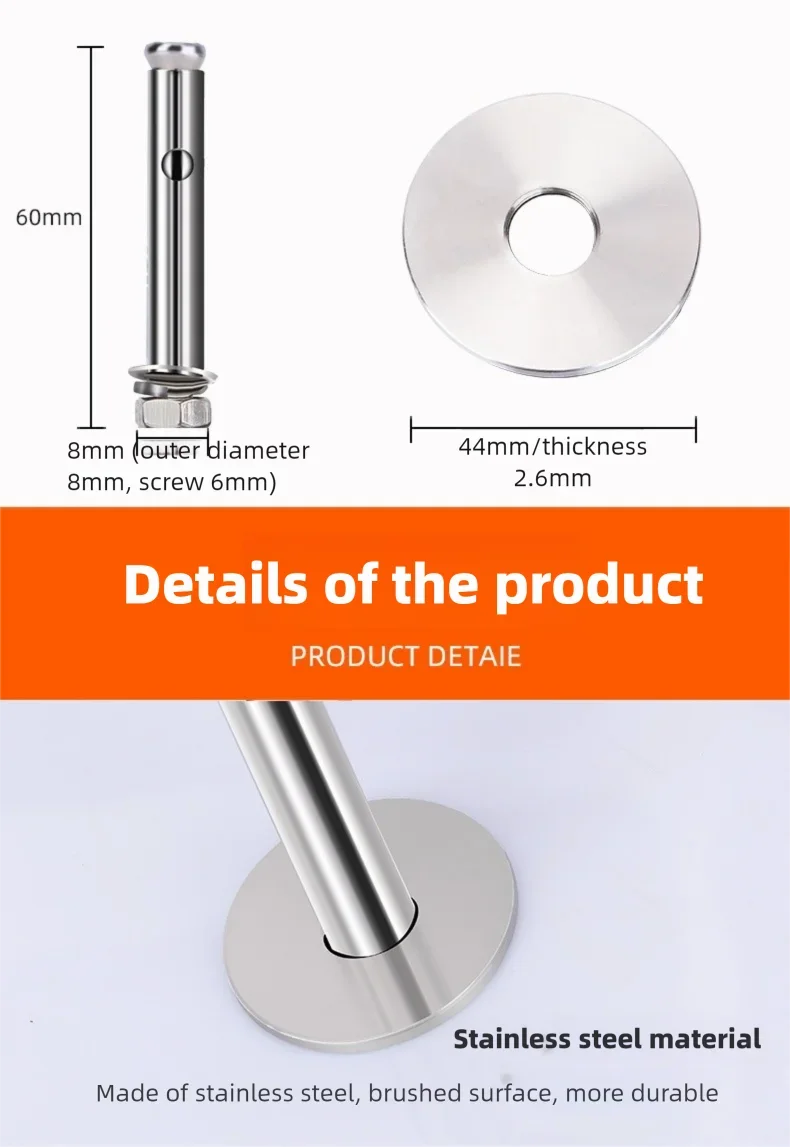 Gummi-Türstopper, selbstklebender Wand- und Bodenschutz, robuster Türgriffstopper, nicht stanzbar, stumm, Türstopper, Heim-Hardware – Detail 12