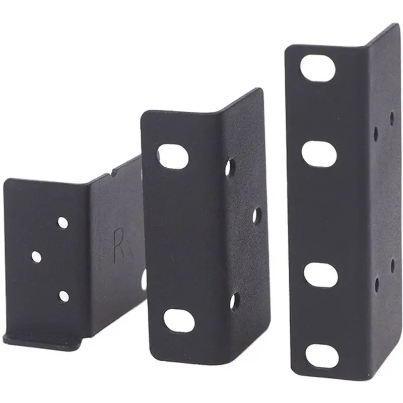 B92B-1Pair Hard Disk Video Recorder Hanging Headphone Rack Ear Bolts Rack Mount Bracket Kit For NVR Network Video Recorder C