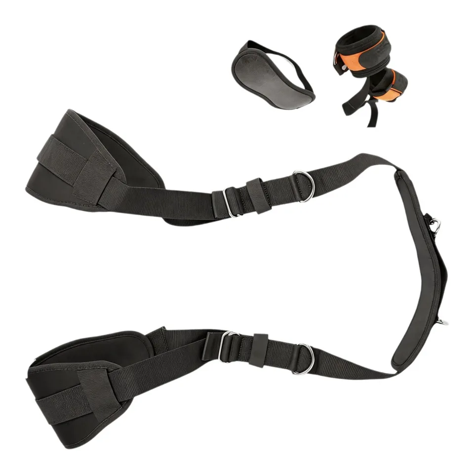 High-quality Leather Fabric Sewing Processing To Make Female Restraint Equipment Split Leg Straps Upgraded Leg Straps