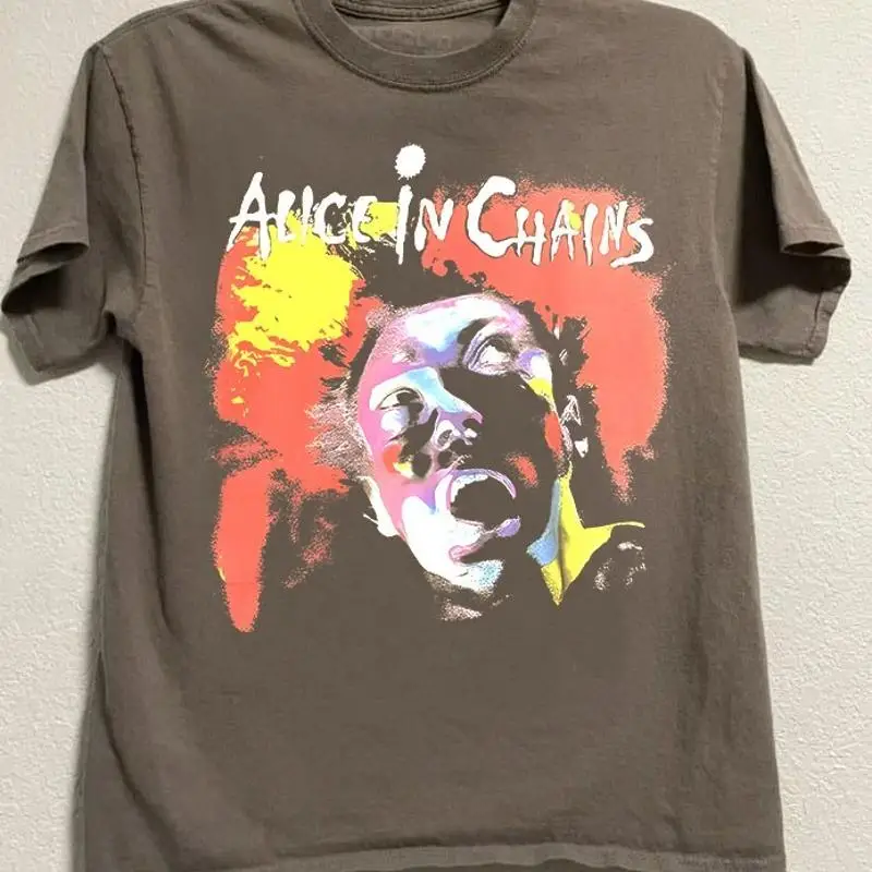 1990 Alice In Chains Facelift Tour  T shirt Reprint AN48567