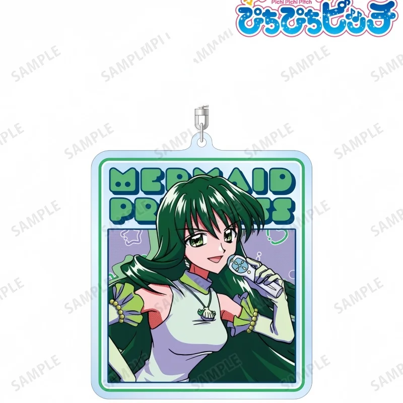Wholesale Mermaid Melody: Pichi Pitch Cosplay Nanami Luchia Toin Rina Hosho Acrylic Pendant Keychains Bag Decorations 6cm view 2