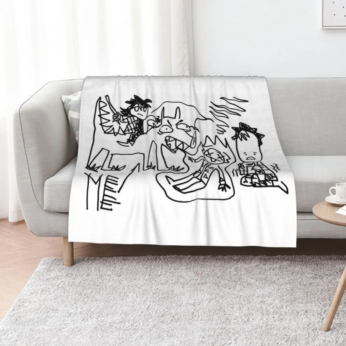 Inosuke's Masterpiece Throw Blanket Luxury St Warm Stuffeds Nap Flannel Heavy Blankets