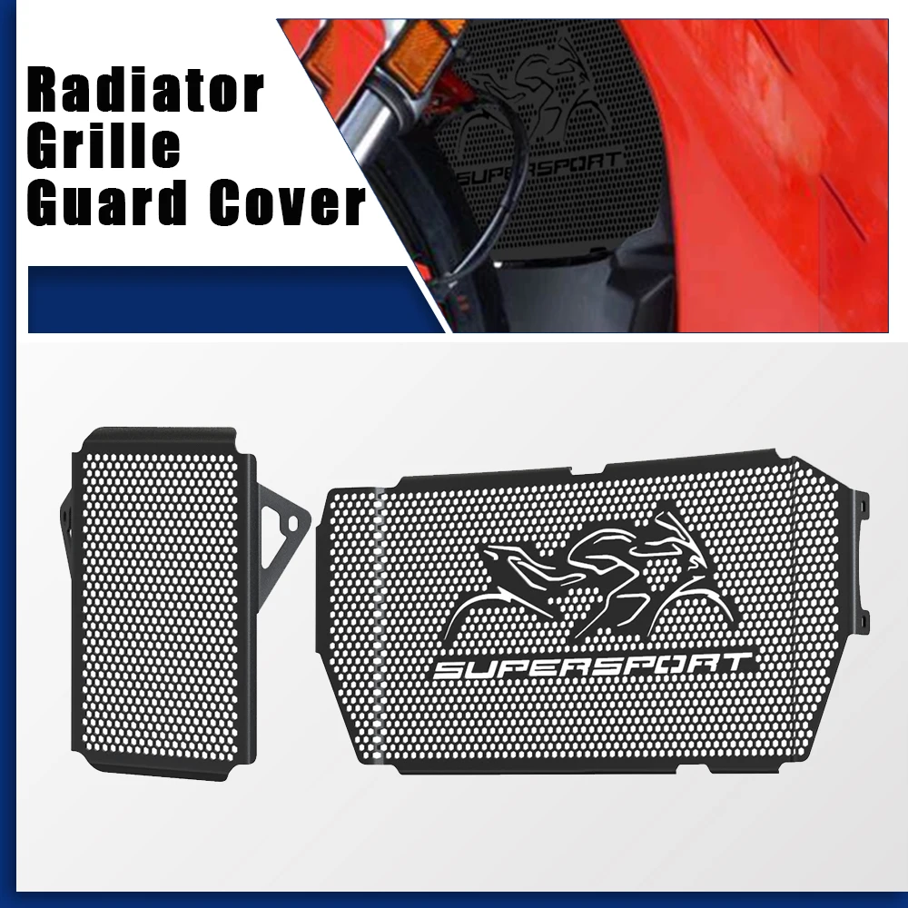 

For Ducati Supersport/ S Supersport 939 Supersport 939S 2017-2018-2019-2020-2021 Radiator Guard And Cooler Guard Set Aluminium