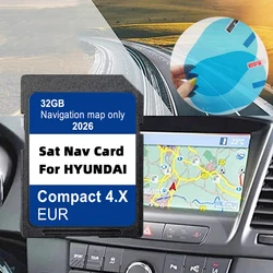 NEW 2026 SD Card for Hyundai H350 i40 i40VFIA i40VFSD i40VFSDIA Vehicle Update Navigation GEN4 Europe Maps Sat Navi GPS