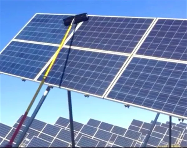 Automatic Solar Panel Cleaning Brush Clean Machine Power 5.4m Roller Brush Solar Panel Cleaning For Photovoltaic Station